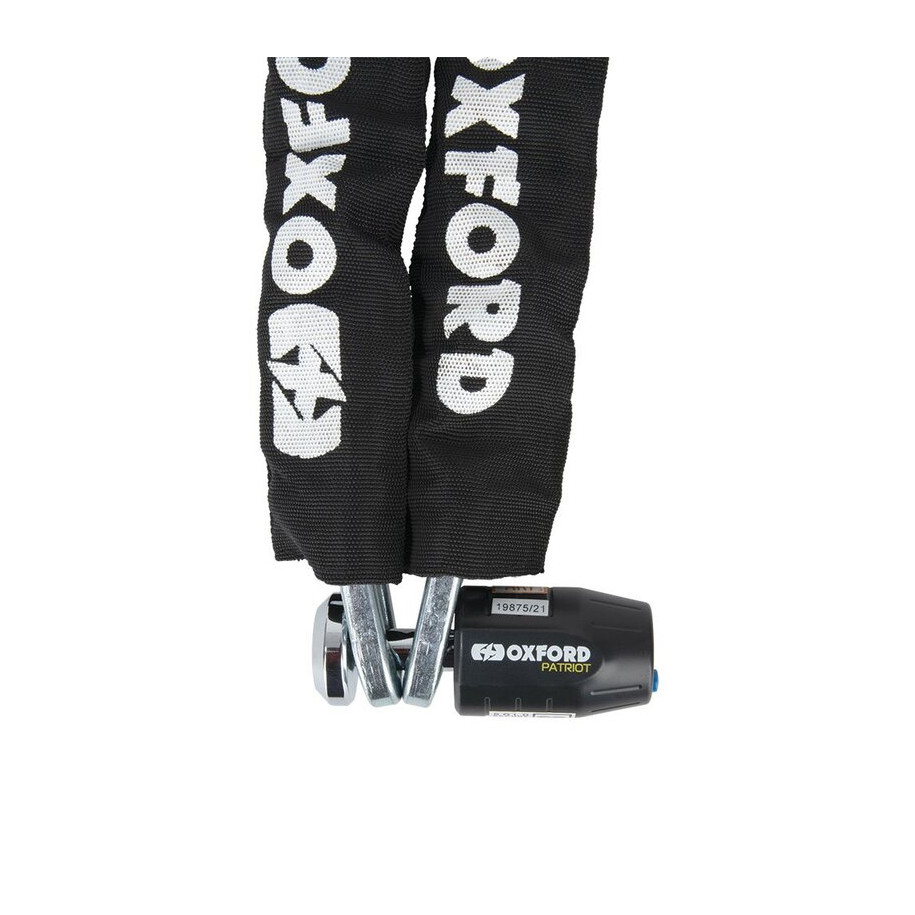 Chaîne antivol avec cadenas OXFORD Patriot - 12mm x 1.5m