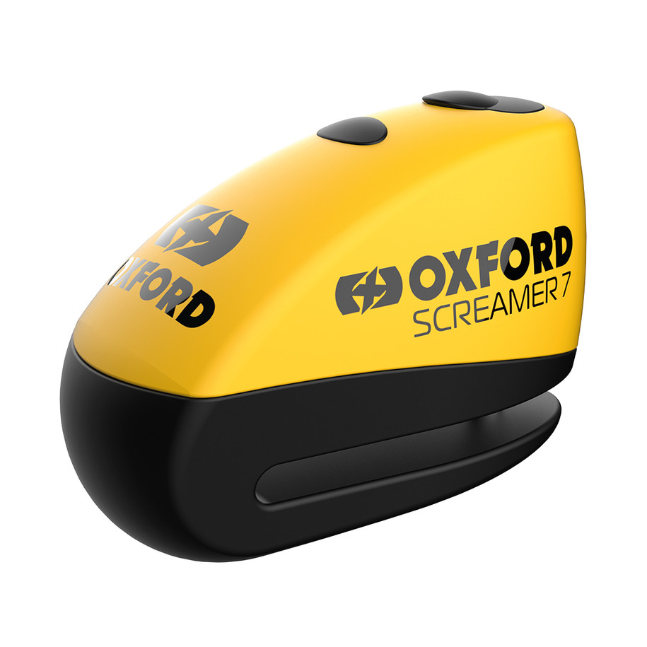 Bloque-disque OXFORD Screamer 7 - Ø7mm jaune/noir