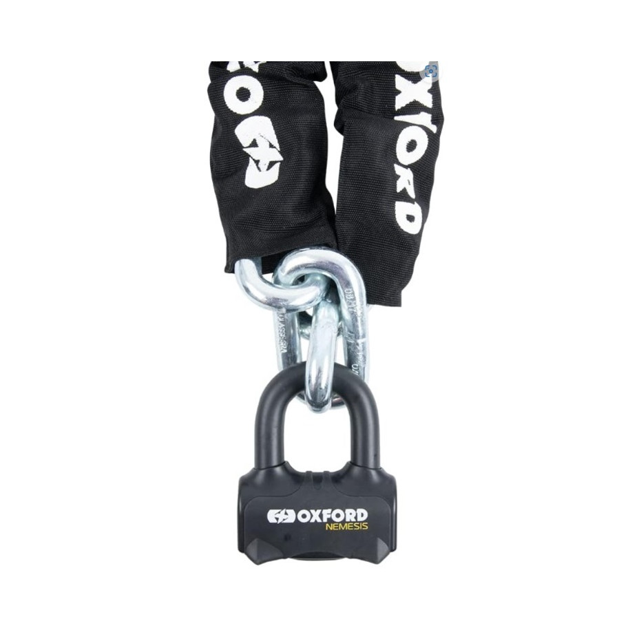 Antivol à chaîne OXFORD Nemesis 16 mm avec chaîne de 1,2 m