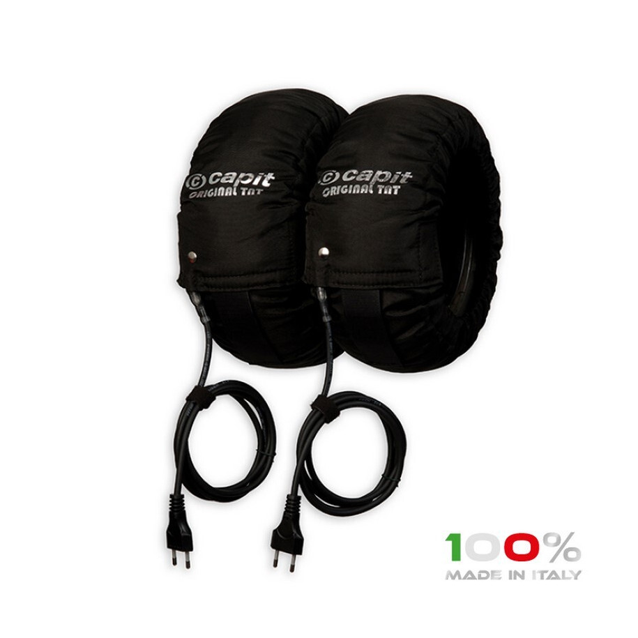 Couvertures chauffantes CAPIT Mini Minibike et Scooter 12'' noir - 100/90-12, 120/80-12