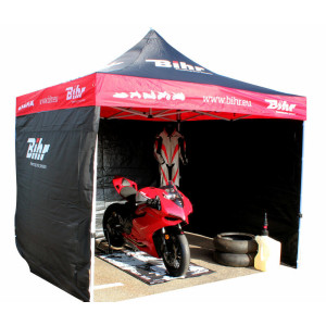 Pack de 12 tonnelles paddock BIHR Home Track 3x3m - 11 achetées 1 offerte