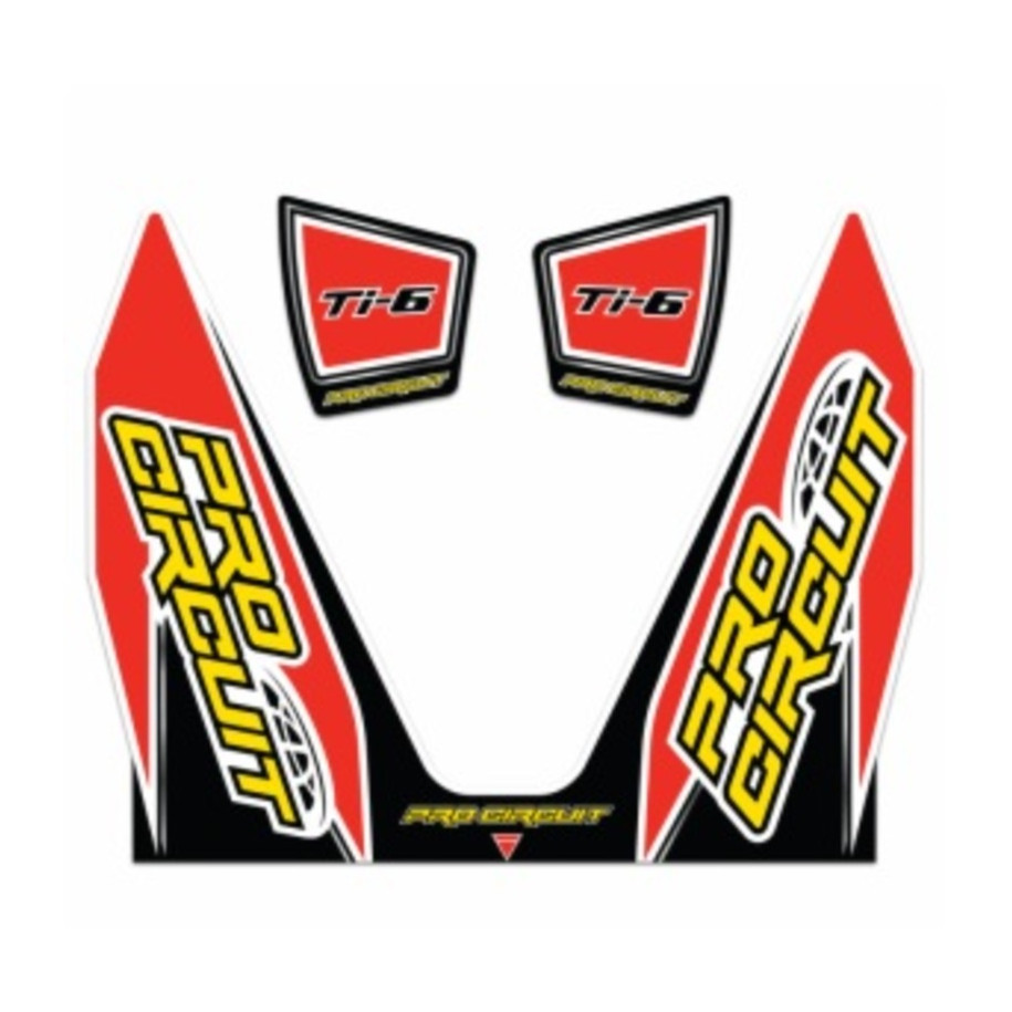 Autocollants d'échappement - PRO CIRCUIT - pour TI-6