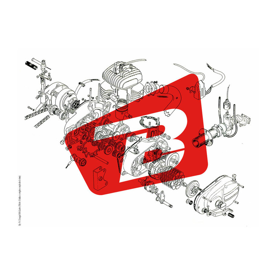 Pièce SAV BREMBO Levier maître-cylindre avant gauche