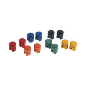 Capuchons de valve RFX sport (Piston/Vert) 2pcs