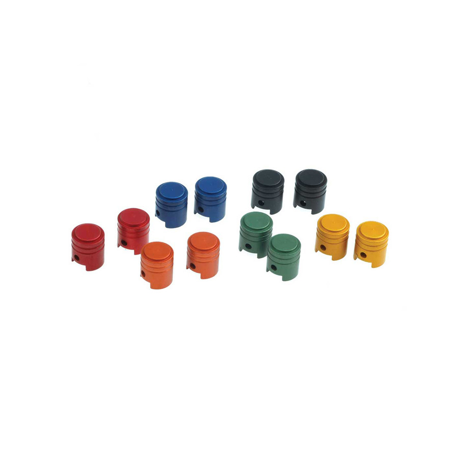 Capuchons de valve RFX sport (Piston/Vert) 2pcs