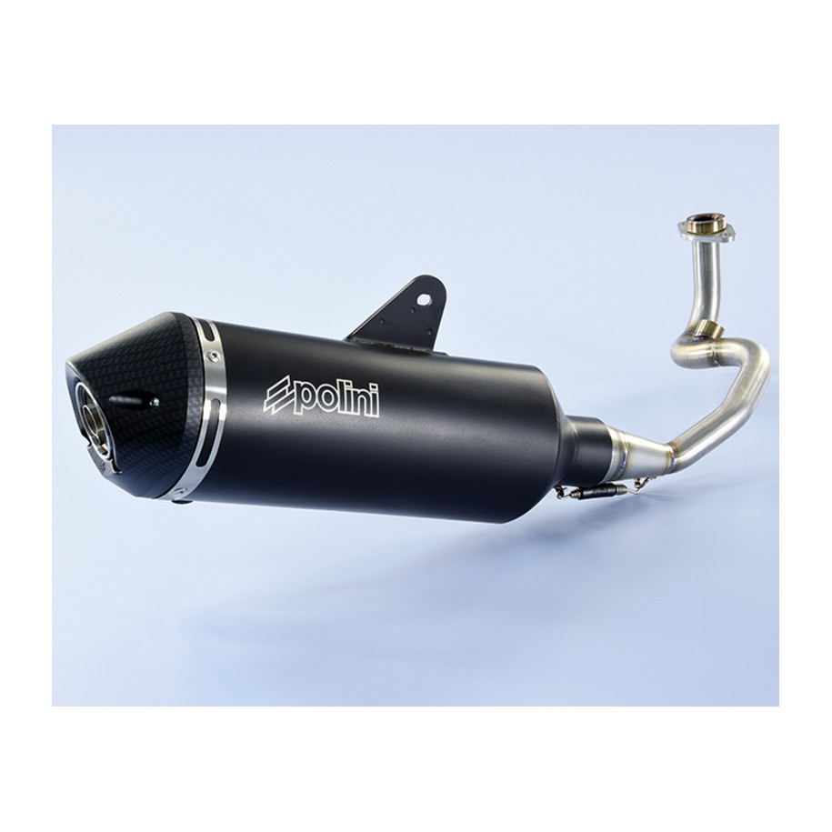 Pot d'échappement POLINI Maxi-Scooter Aluminium noir - Vespa