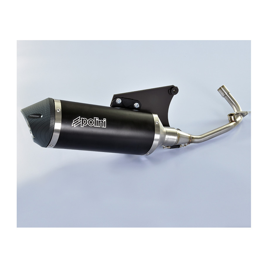 Pot d'échappement POLINI inox/carbone - Vespa 125