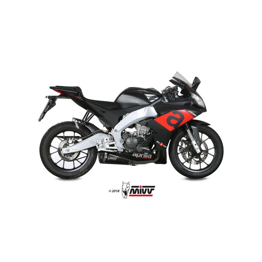 Silencieux MIVV Delta Race Inox Noir/casquette carbone