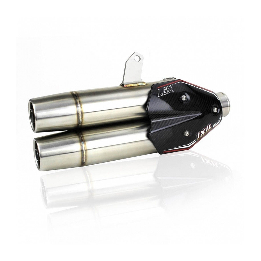 Ligne complète IXIL Dual Hyperlow XXL L5X inox poli - Kymco AK 550 - XK0350XS