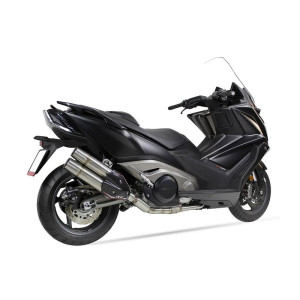 Ligne complète IXIL Dual Hyperlow XXL L5X inox poli - Kymco AK 550 - XK0350XS