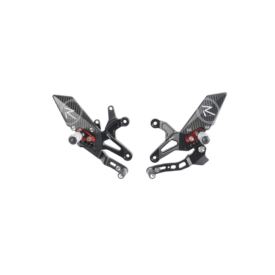 Commandes reculées réglables LIGHTECH Racing - sélection inversée