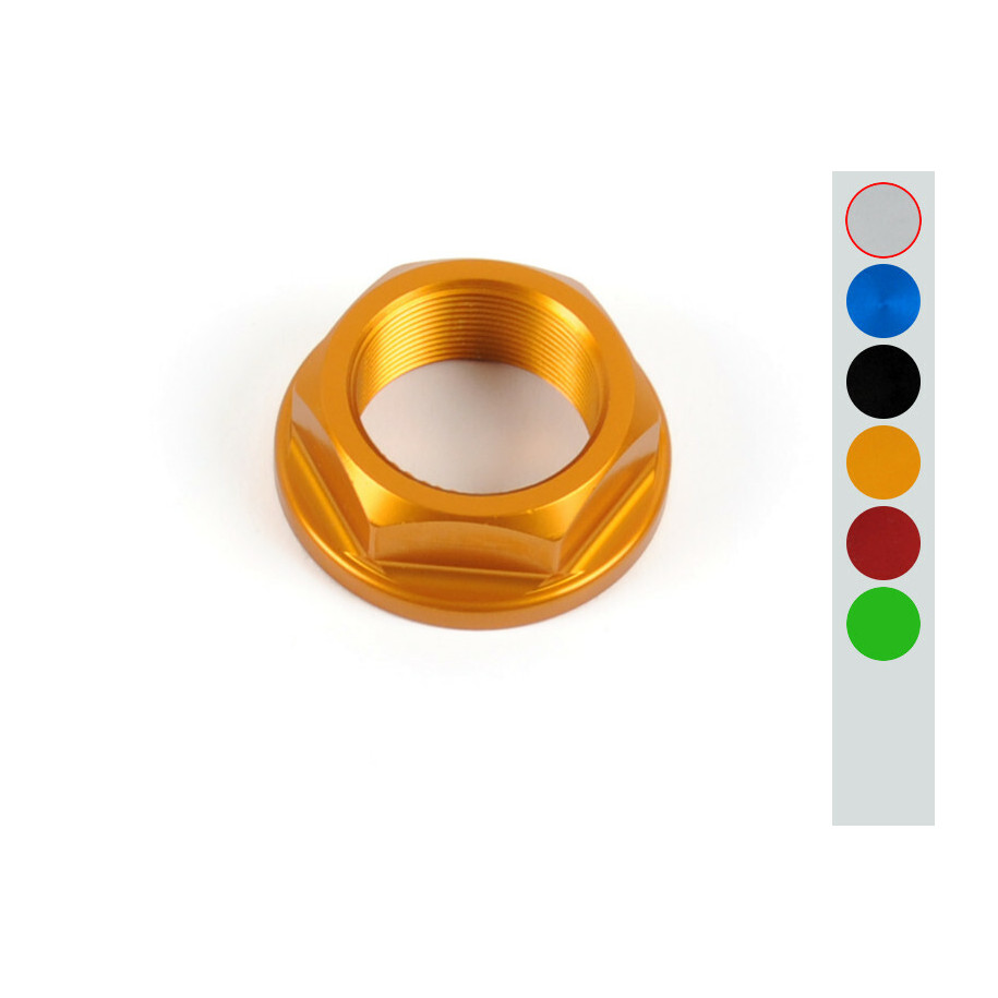 Écrou de colonne direction LIGHTECH ergal M25x1,00 - argent