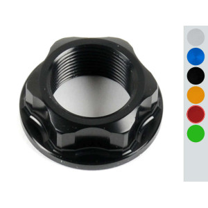 Écrou axe de roue arrière LIGHTECH ergal M24x1.50 - rouge