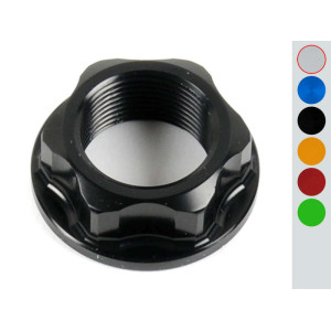 Écrou axe de roue arrière LIGHTECH ergal M24x1.50 - argent