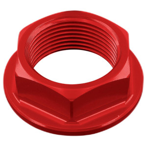 Écrou roue avant/arrière LIGHTECH ergal M25x1,50 - rouge