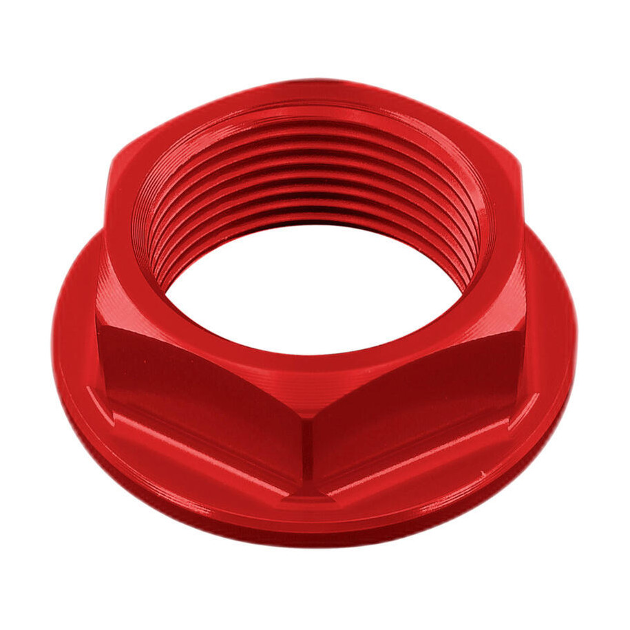 Écrou roue avant/arrière LIGHTECH ergal M25x1,50 - rouge