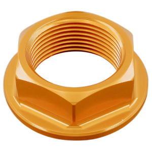 Écrou roue avant/arrière LIGHTECH ergal M25x1,50 - or