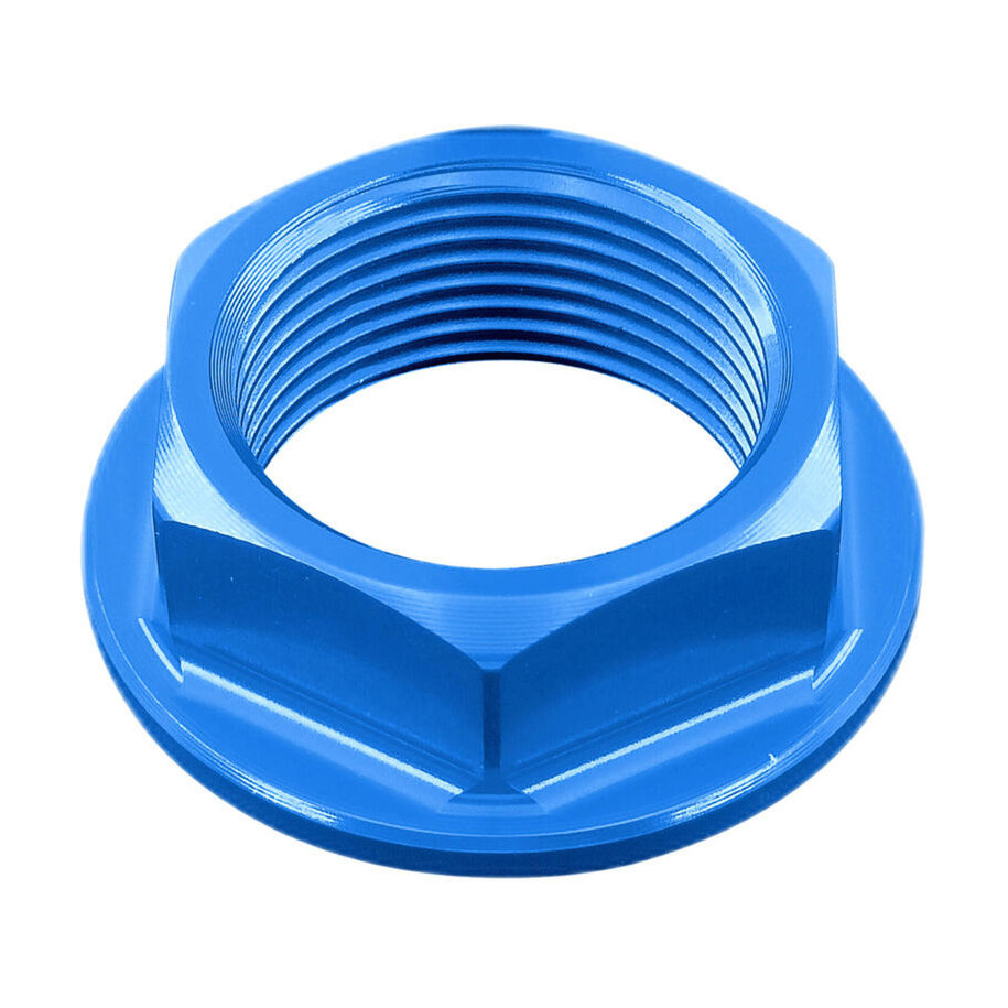 Écrou roue avant/arrière LIGHTECH ergal M25x1,50 - cobalt