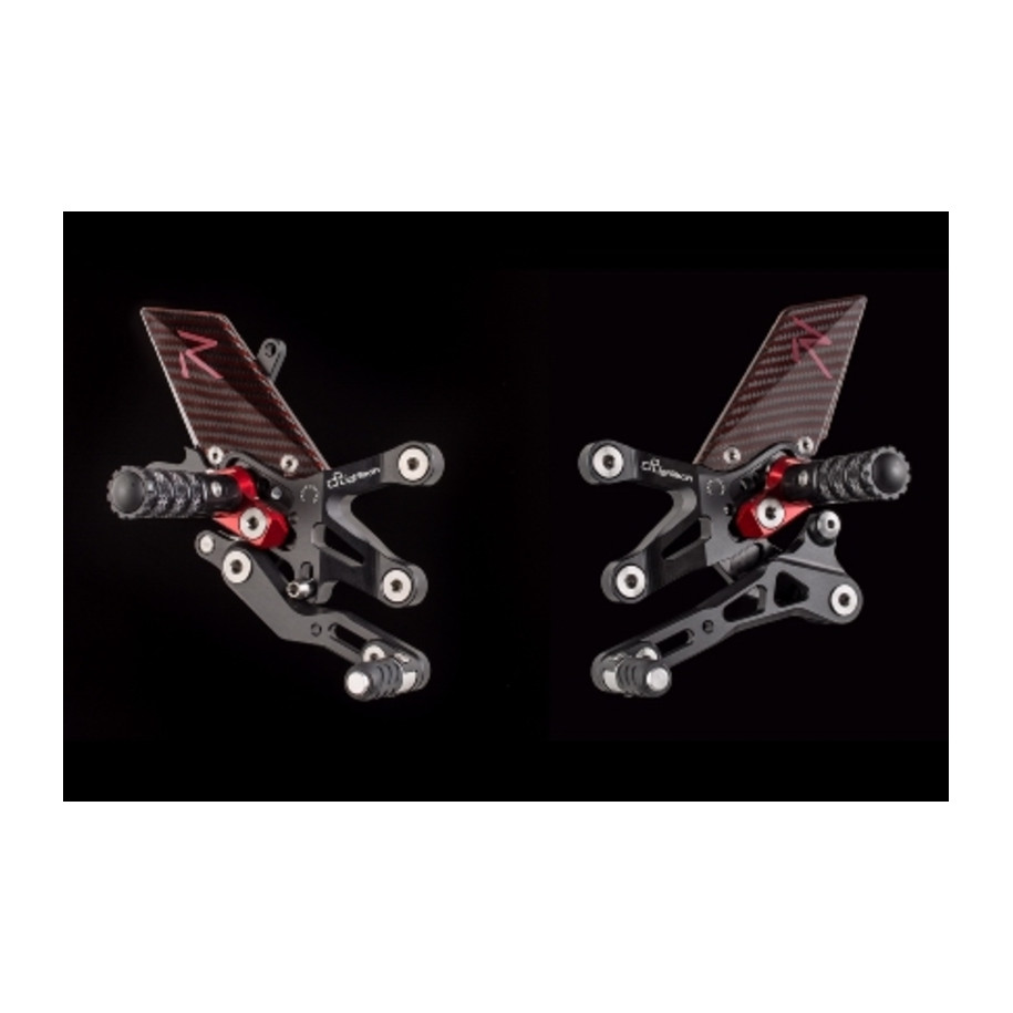 Commandes reculées réglables LIGHTECH Racing - sélection standard