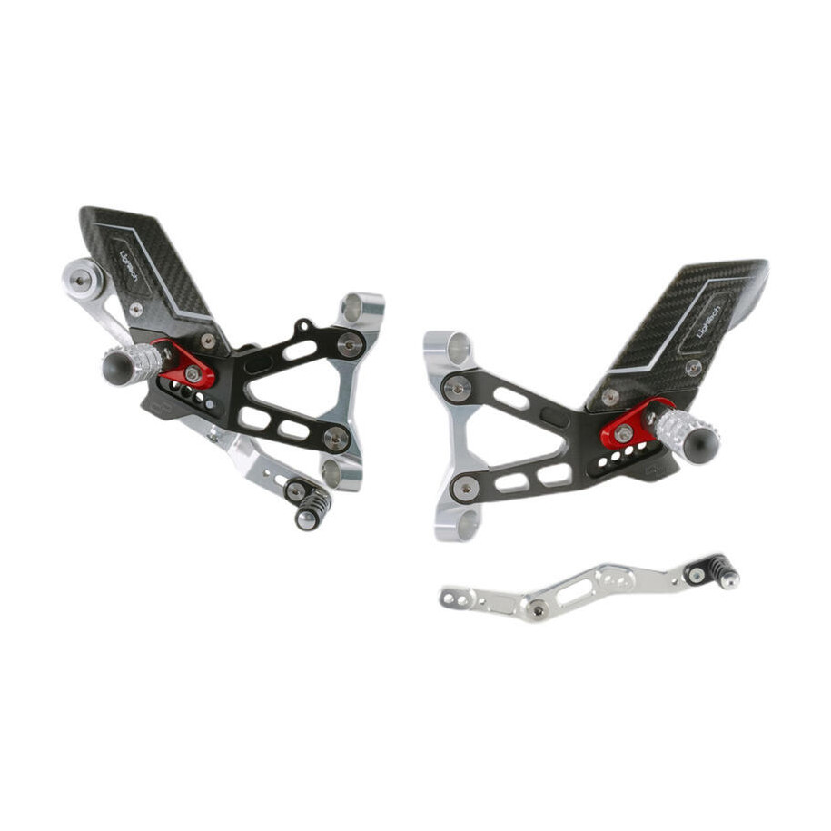 Commandes reculées réglables LIGHTECH Racing - sélection standard/inversée
