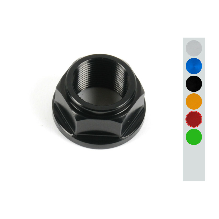 Écrou de colonne direction LIGHTECH ergal M24x1,50 - rouge