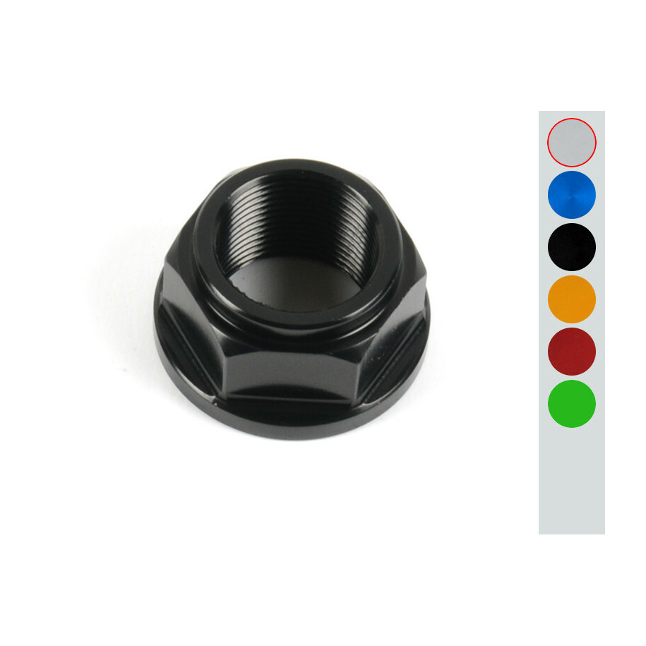 Écrou de colonne direction LIGHTECH ergal M24x1,50 - argent