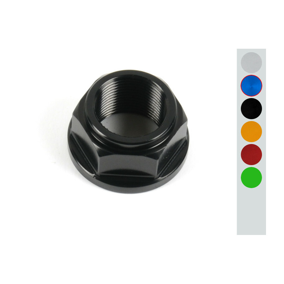 Écrou de colonne direction LIGHTECH ergal M24x1,50 - cobalt