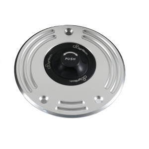 Bouchon de réservoir LIGHTECH - Push/Pull - Argent
