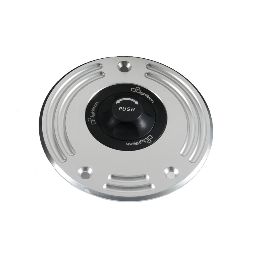 Bouchon de réservoir LIGHTECH - Push/Pull - Argent