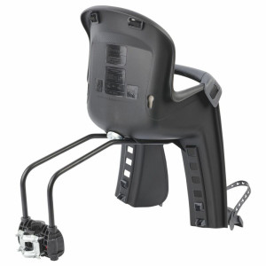 Siège enfant de vélo avant POLISPORT Bilby Junior FF fixation cadre - noir/gris foncé
