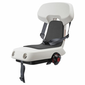 Siège enfant de vélo arrière POLISPORT Guppy Junior fixation porte-bagages -  gris clair/gris foncé