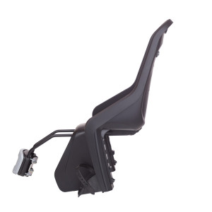 Siège enfant de vélo arrière POLISPORT Bubbly Maxi Plus FF fixation cadre - noir/gris foncé