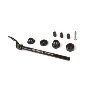 Axe traversant universel POLISPORT pour remorques de vélo - 12mm