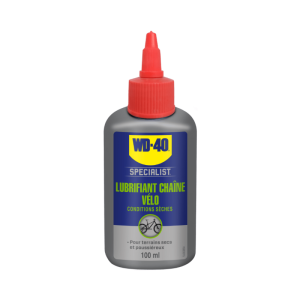 Lubrifiant chaine conditions sèches vélo WD 40 Specialist® - 100ml