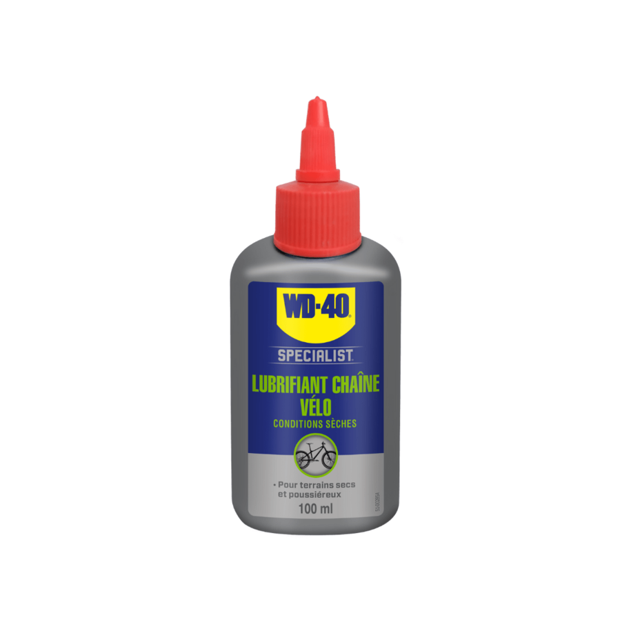 Lubrifiant chaine conditions sèches vélo WD 40 Specialist® - 100ml