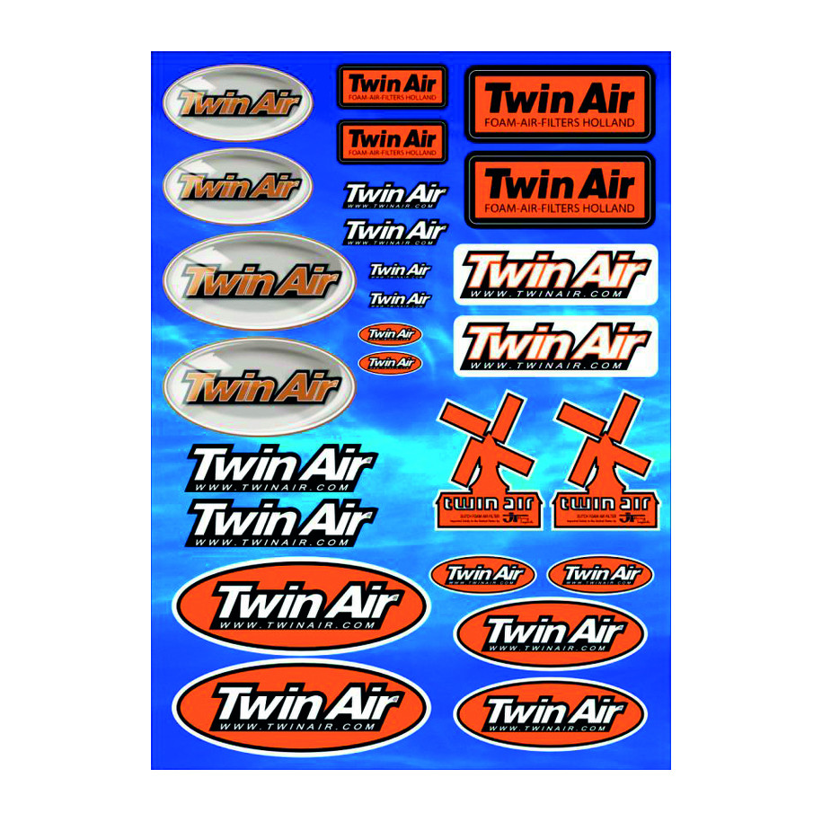 Planche d'autocollants TWIN AIR 2014