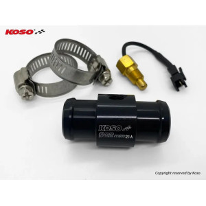 Adaptateur de sonde de température d'eau Koso pour durite Ø22mm