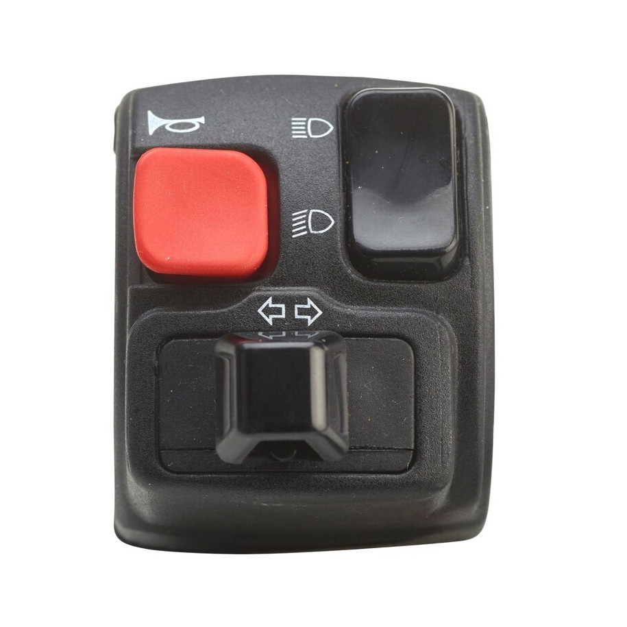 Face avant commodo électrique DOMINO gamme 2B gauche