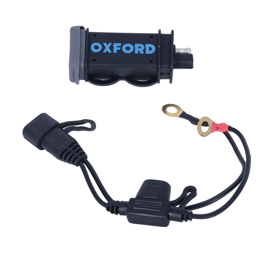 Kit chargeur OXFORD USB Fused Power 2,1A