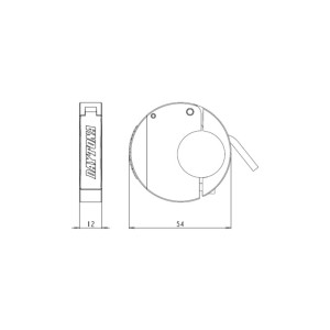 Alimentation USB type C DAYTONA Slim aluminium -  guidons Ø22,2/25,4
