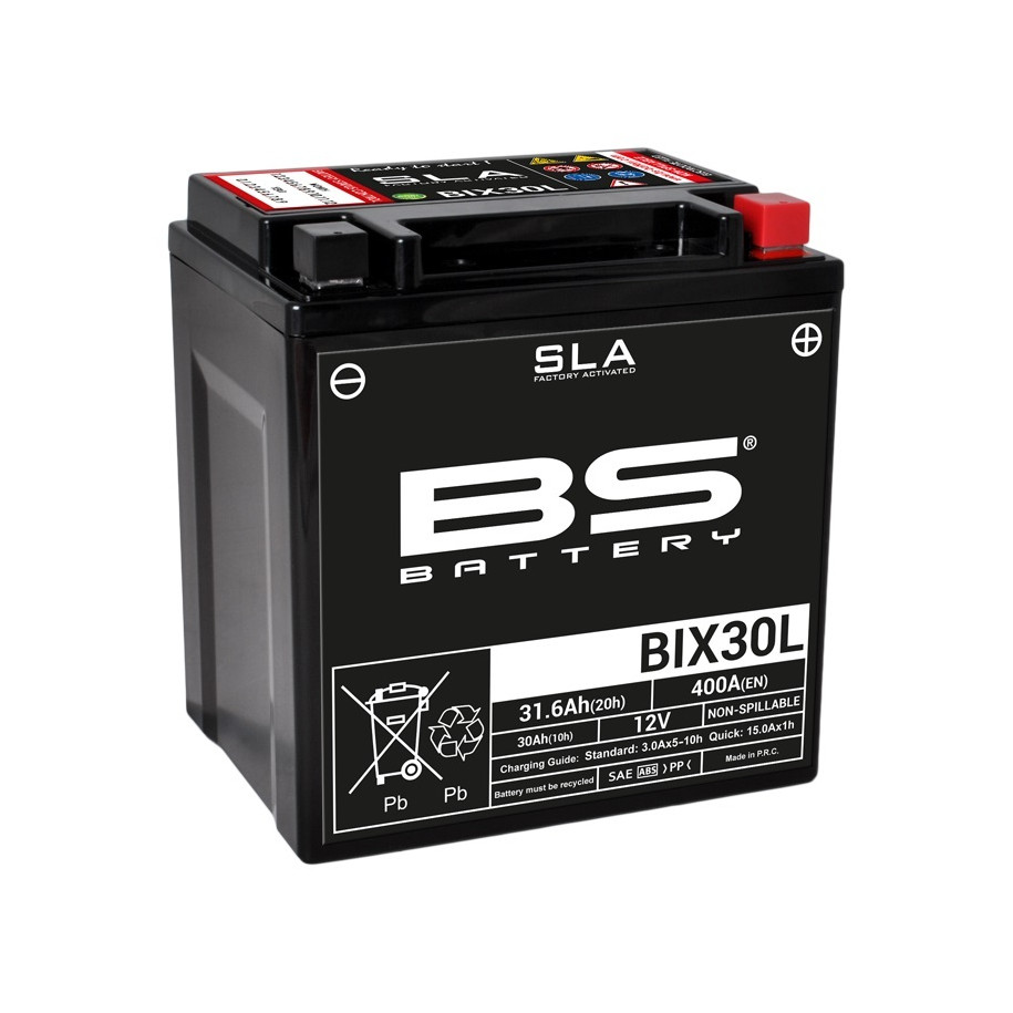 Batterie BS BATTERY SLA sans entretien activé usine - BIX30L
