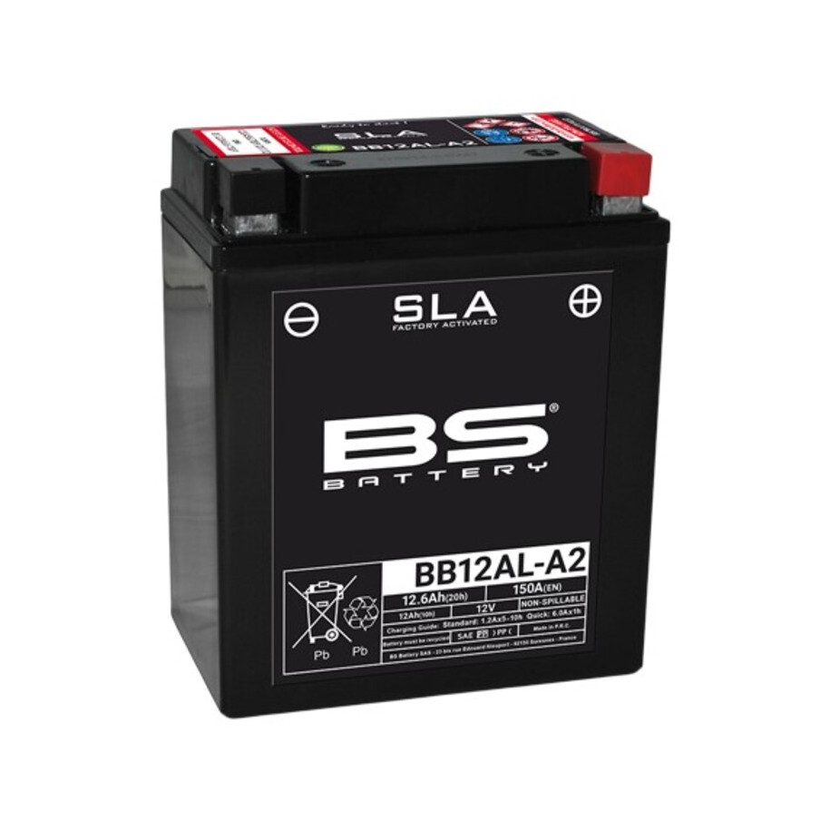 Batterie BS BATTERY SLA sans entretien activé usine - BB12AL-A2