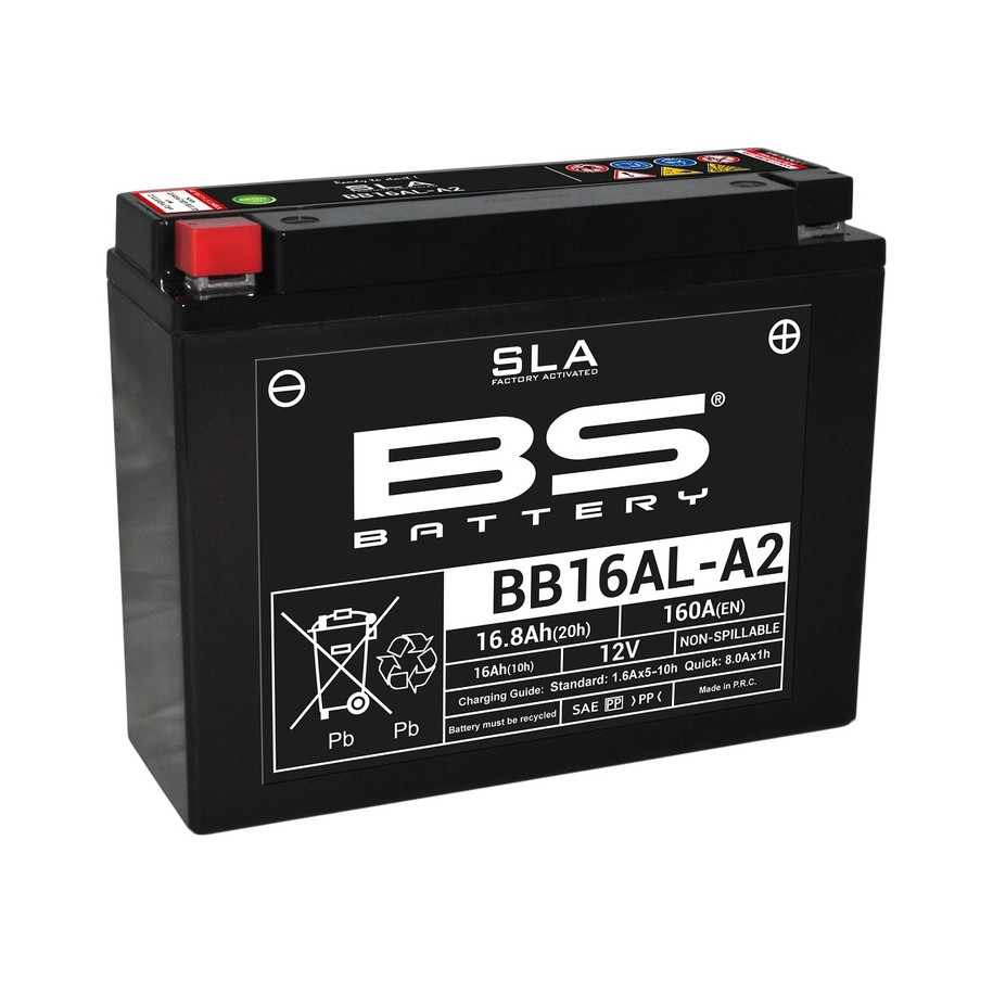 Batterie BS BATTERY SLA sans entretien activé usine - BB16AL-A2