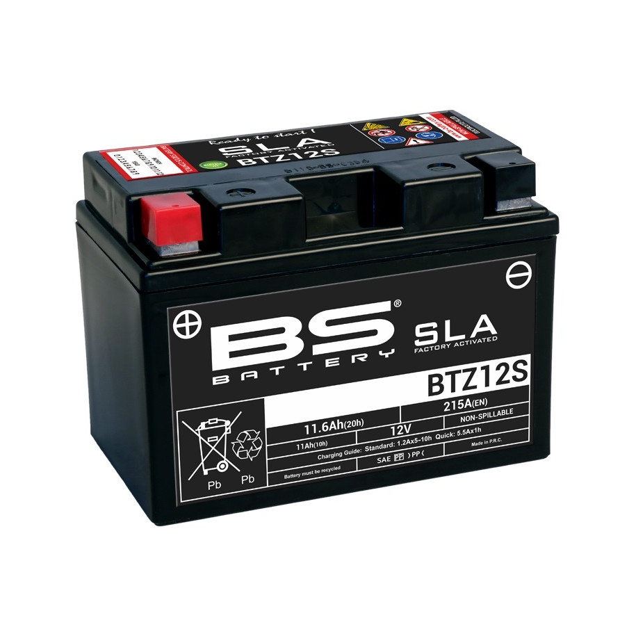 Batterie BS BATTERY SLA sans entretien activé usine - BTZ12S
