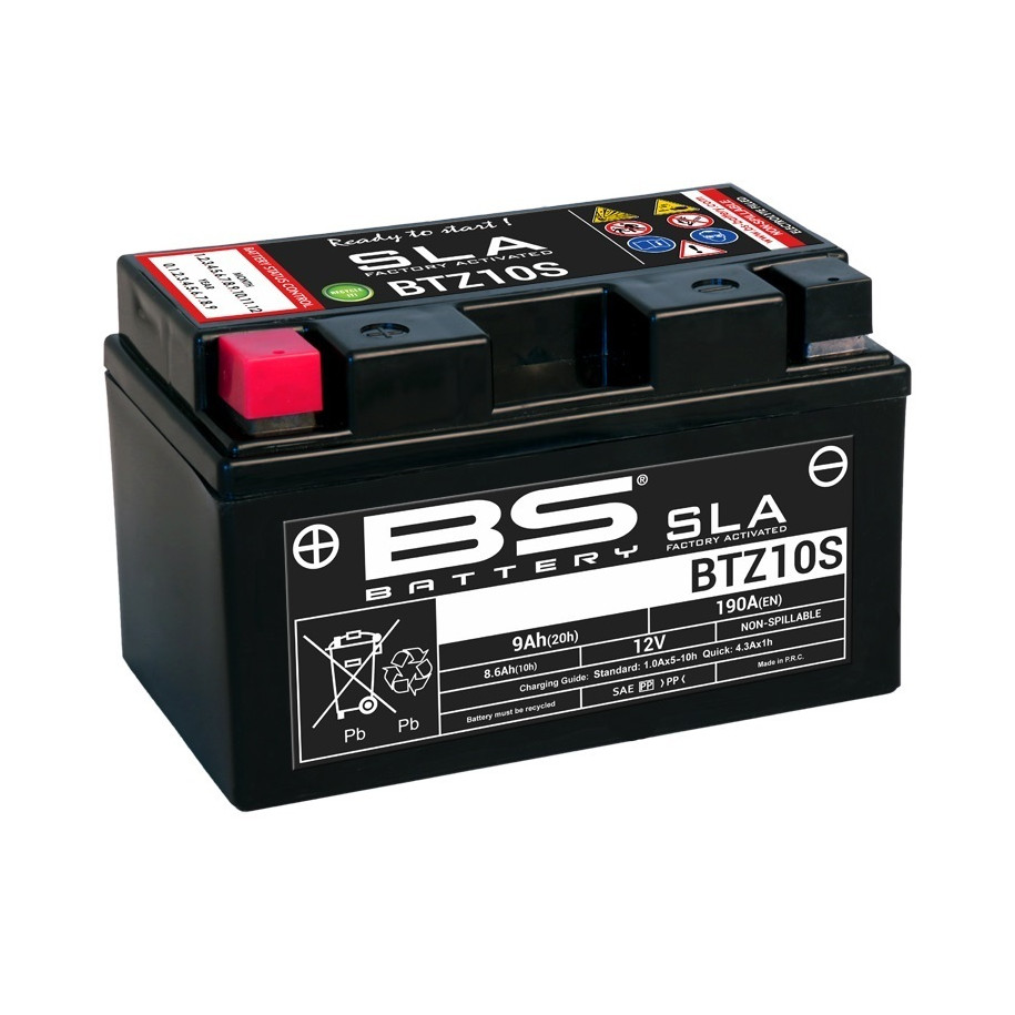 Batterie BS BATTERY SLA sans entretien activé usine - BTZ10S