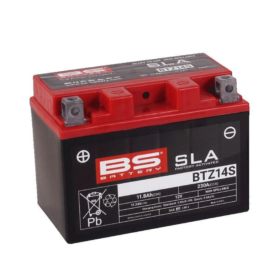 Batterie BS BATTERY SLA sans entretien activé usine - BTZ14S
