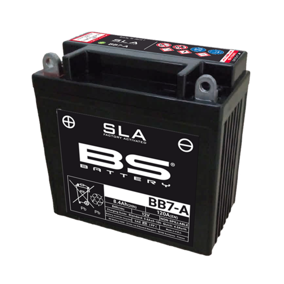 Batterie BS BATTERY SLA sans entretien activée usine - BB7-A