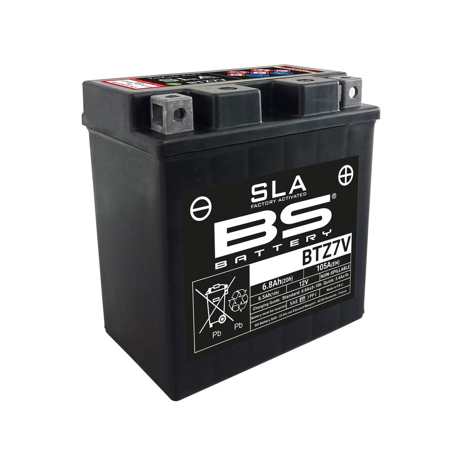 Batterie BS BATTERY SLA sans entretien activé usine - BTZ7V