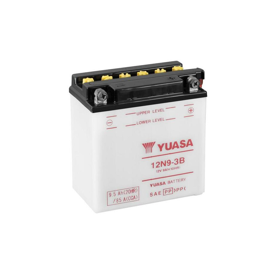 Batterie YUASA conventionnelle sans pack acide - 12N9-3B