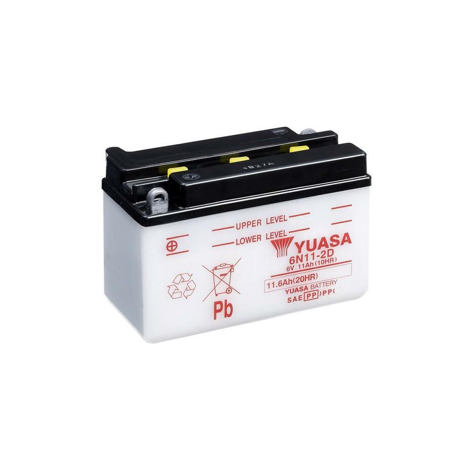Batterie YUASA conventionnelle sans pack acide - 6N11-2D